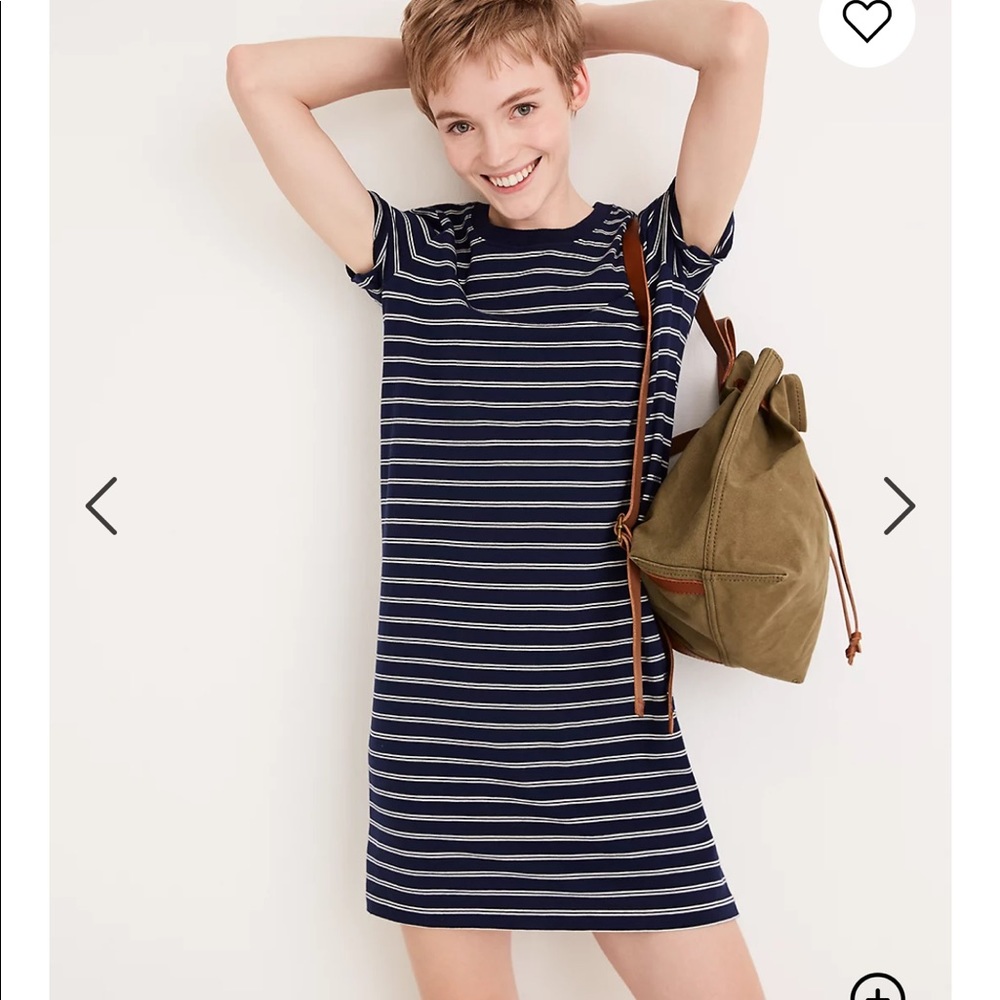 Madewell Tee Dress Epperson Stripe xxs
